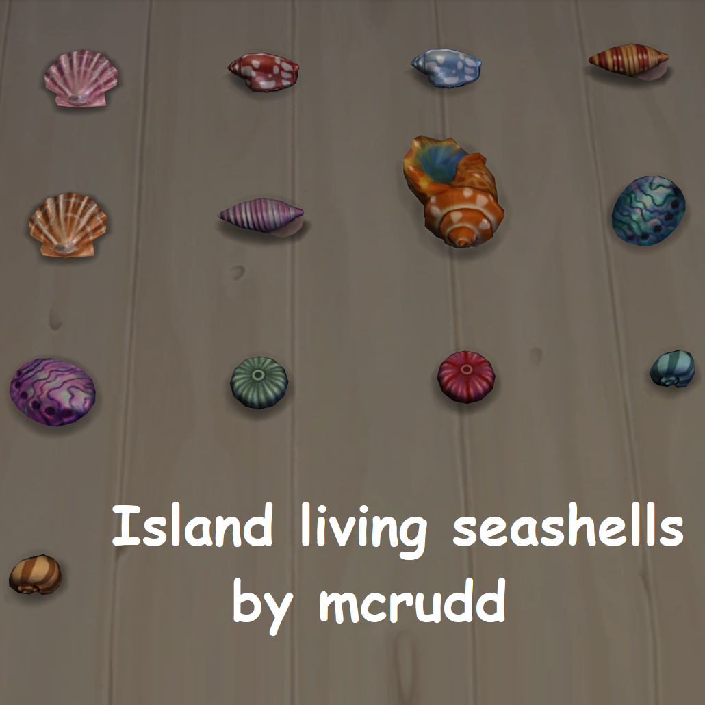 Island living seashells collection The Sims 4 Rooms / Lots