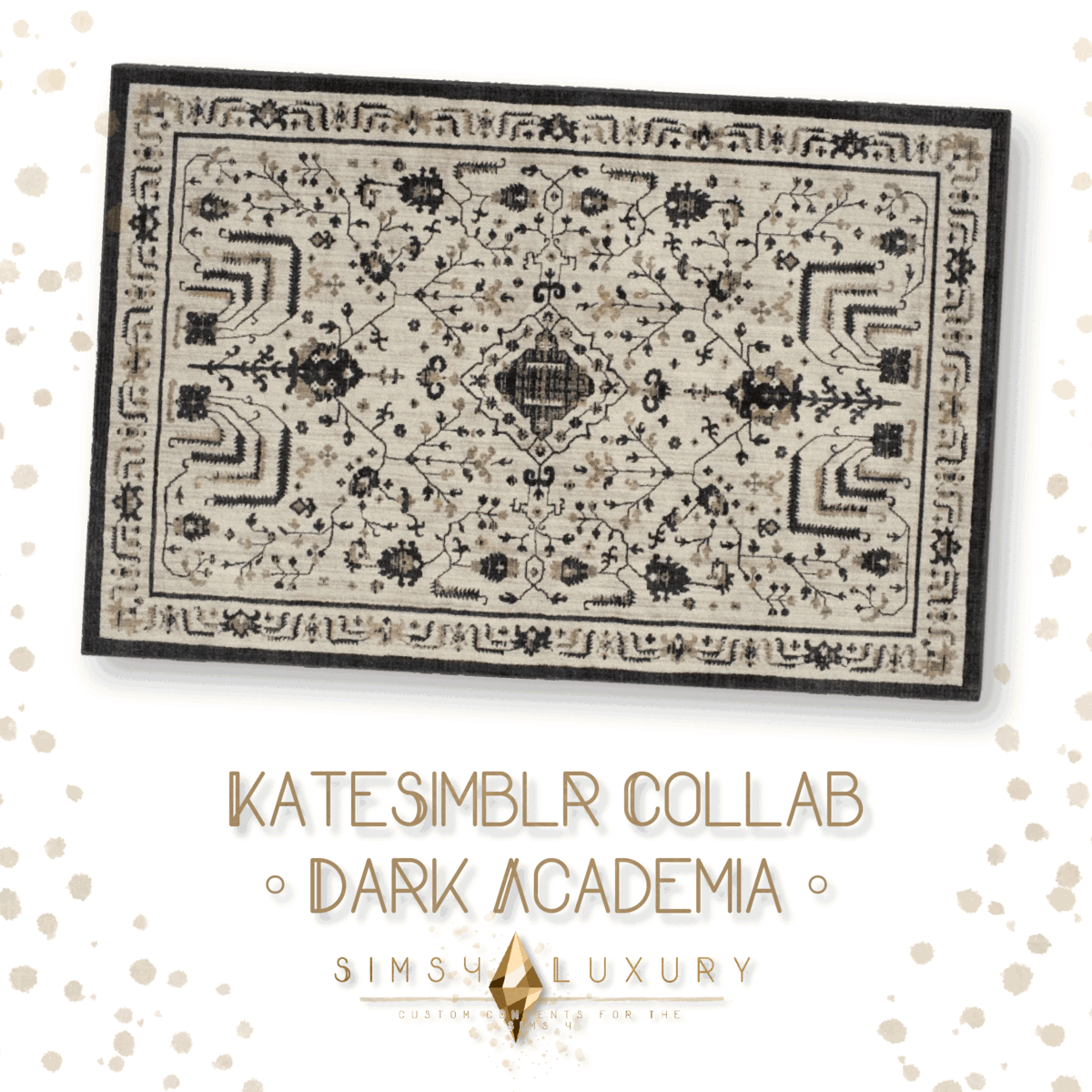 Sims4Luxury - Dark Academia - Rugs #2 logo