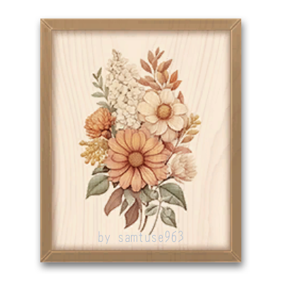 Flower Color Sketch Autumn #1 Sellable Samtuse963 logo