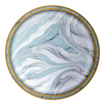 HQ Marble Round Dance Rug #5 Samtuse963 logo