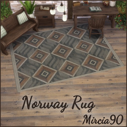 Norway Rug The Sims 4 Build / Buy