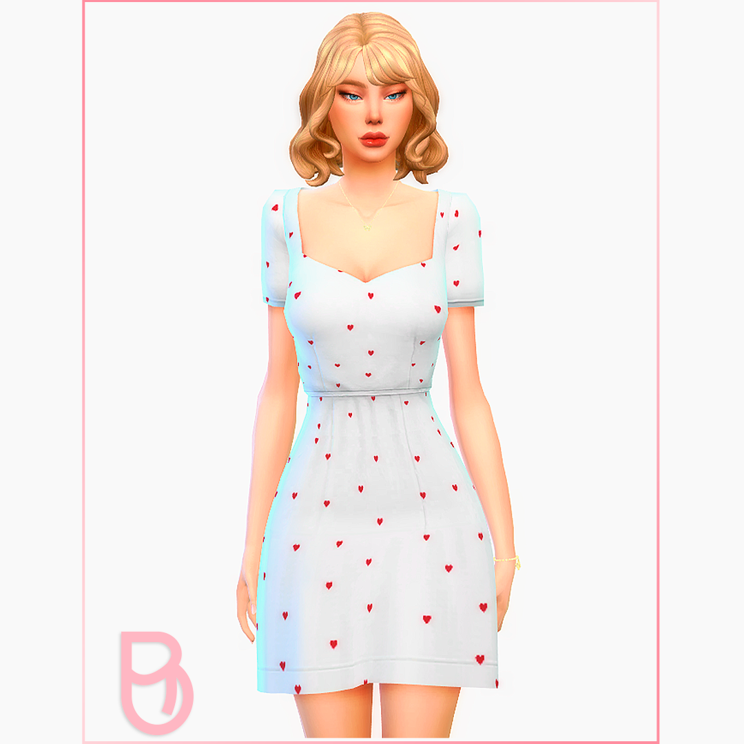 Blind Date Dress - Version 2 - The Sims 4 Create a Sim - CurseForge