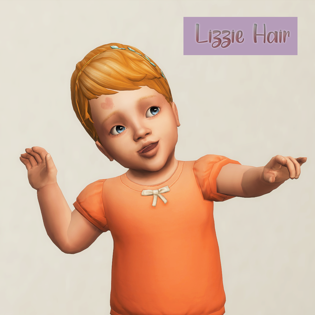 Lizzie infant hair - The Sims 4 Create a Sim - CurseForge