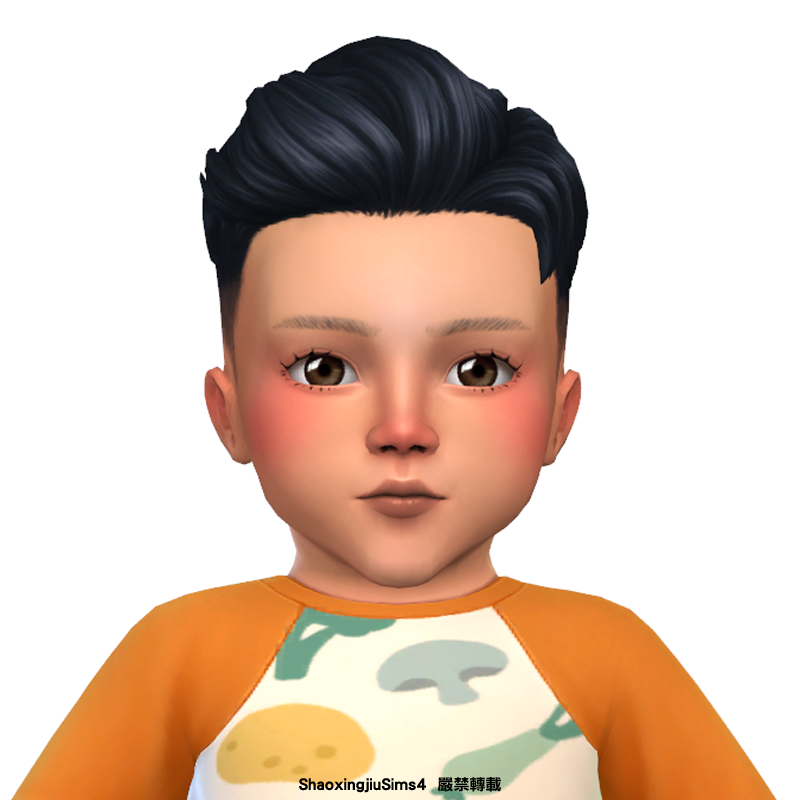 Infant Short Fade Hair - The Sims 4 Create a Sim - CurseForge