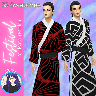 [JBTN] Festival Yukata (M) - The Sims 4 Create a Sim - CurseForge