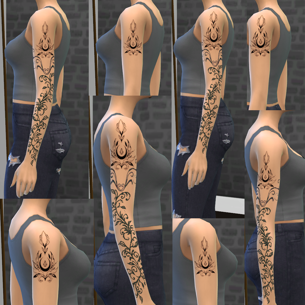 Arm tattoos - The Sims 4 Create a Sim - CurseForge