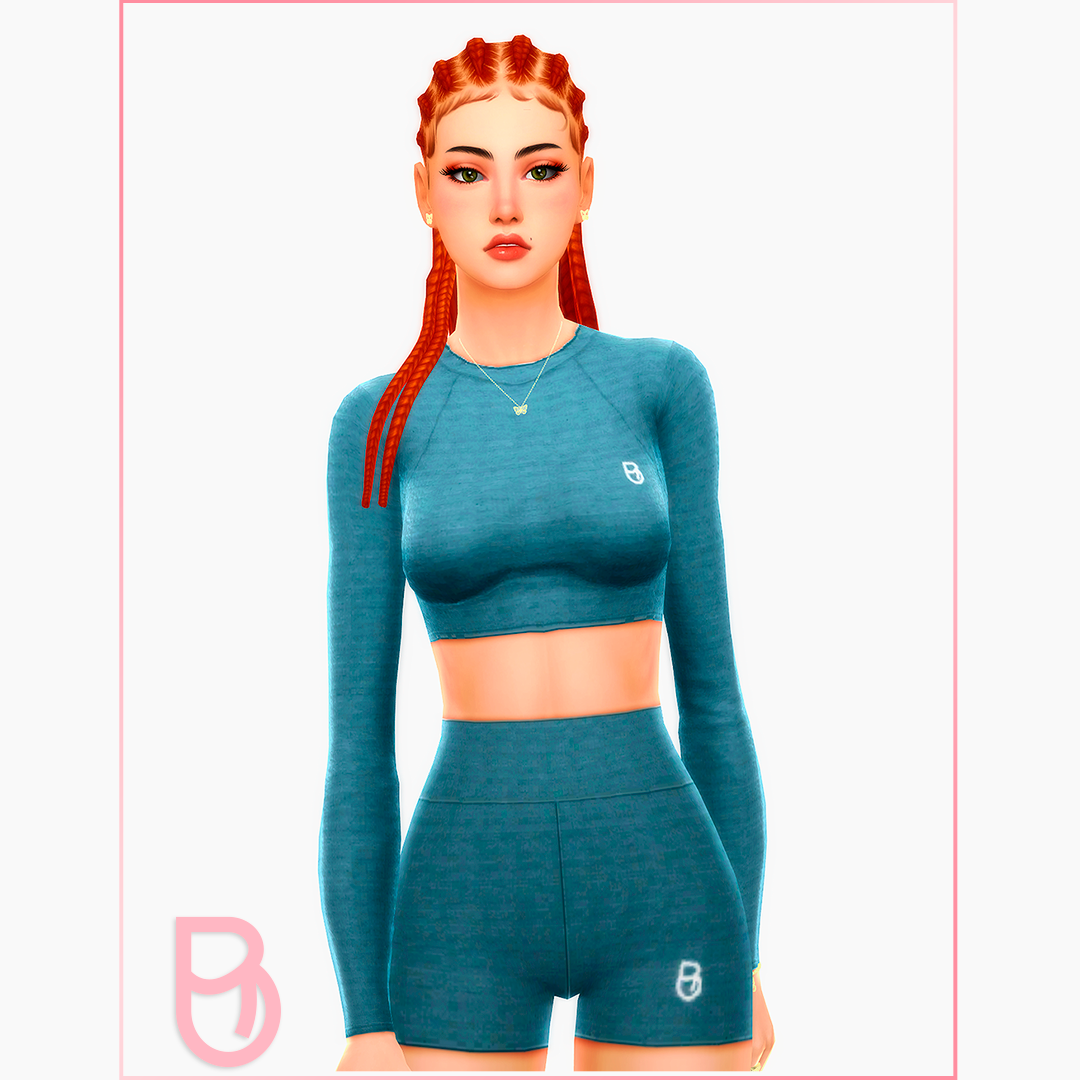 Download Woman Sport Top - Sandra - Version 2 - The Sims 4 Mods ...