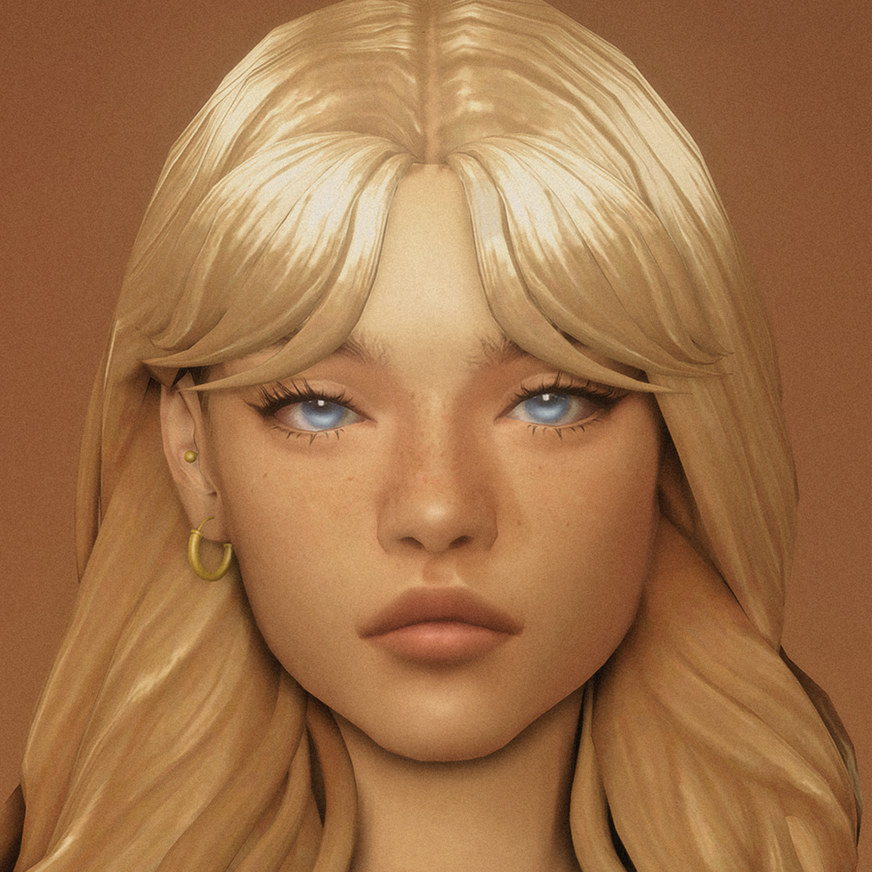 QICC - Rosa Hair - The Sims 4 Create a Sim - CurseForge