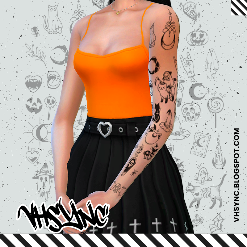 [VHSync] Cat Night Tattoo - The Sims 4 Create a Sim - CurseForge