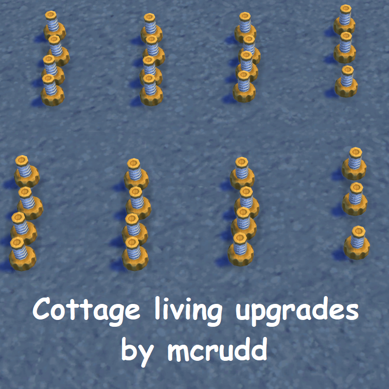 Cottage living upgrade parts The Sims 4 Rooms / Lots