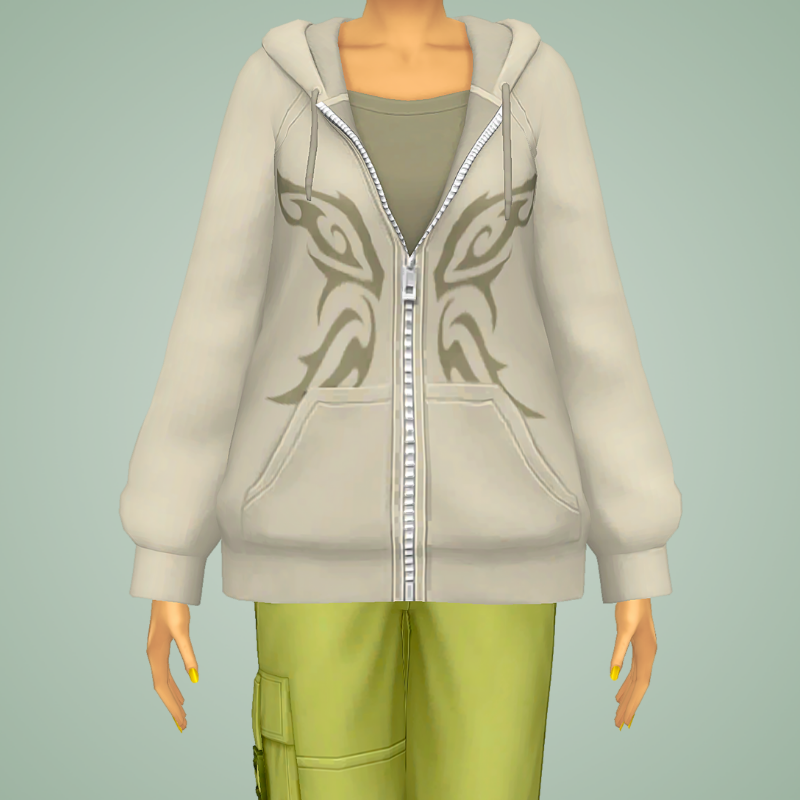 Ken Zipped Hoodie - Files - The Sims 4 Create a Sim - CurseForge