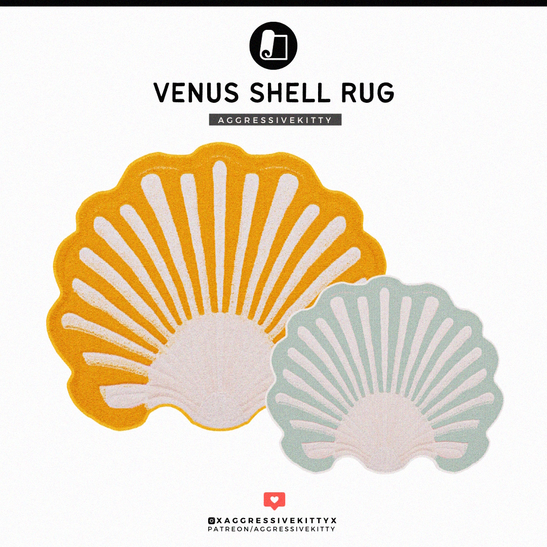 DESIGN ESSENTIALS l Venus Shell Rug - The Sims 4 Build / Buy - CurseForge