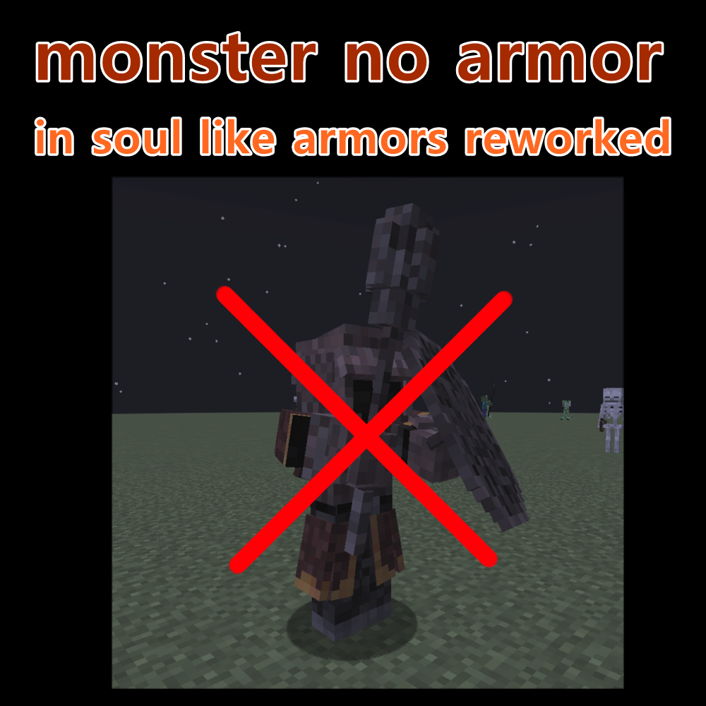 monster no armor in slar: soul like armors reworked addon