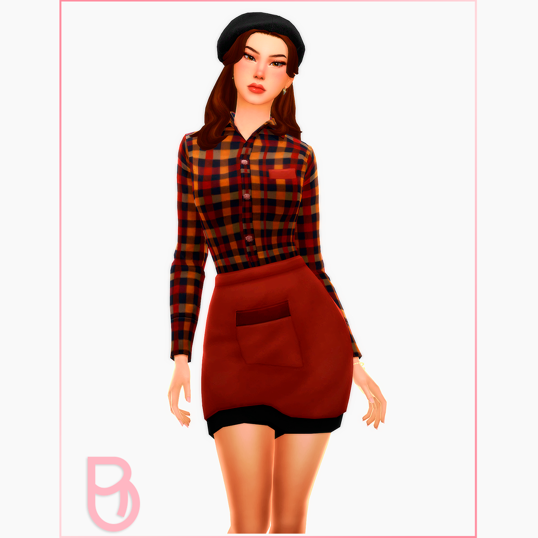 Download Woman Chef Uniform - Long Sleeves - Version 4 - The Sims 4 ...