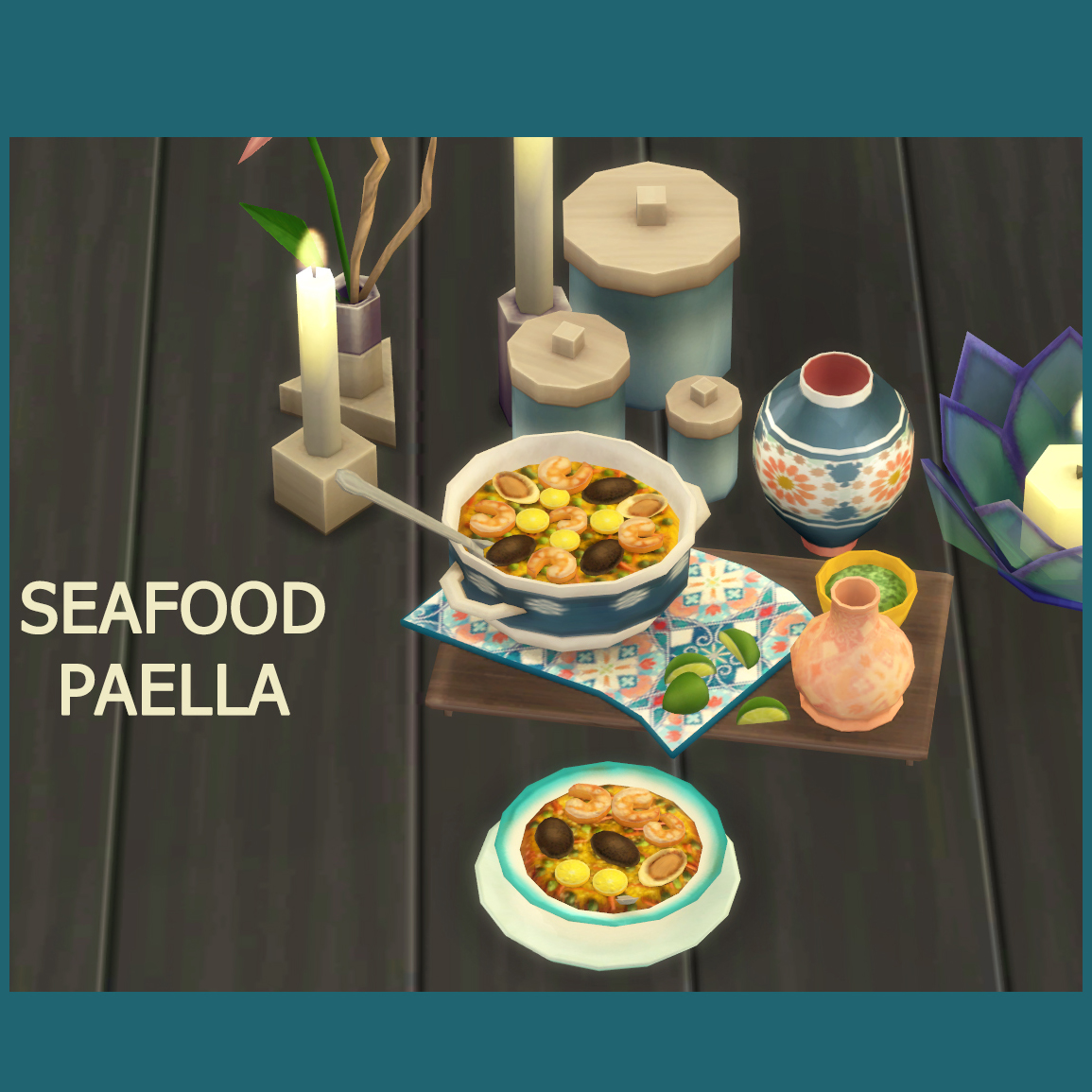 Download Seafood Paella - The Sims 4 Mods - CurseForge