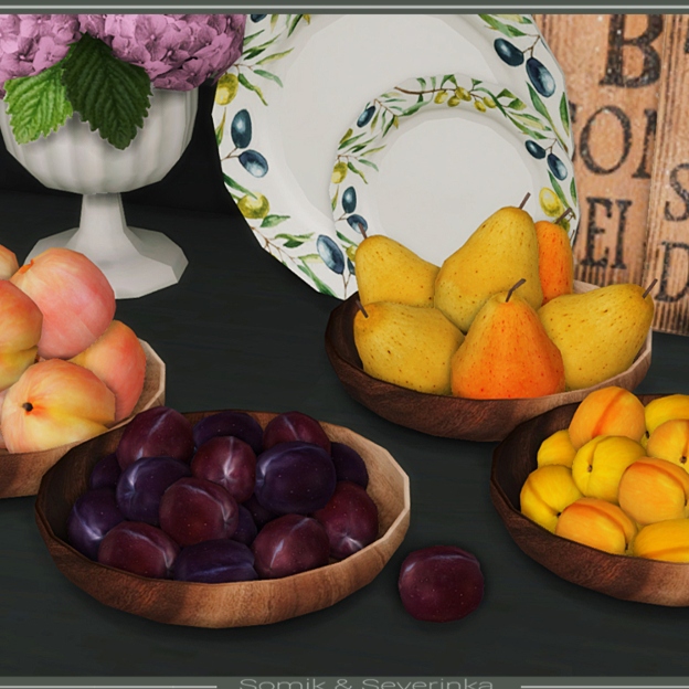Download Pears, Peaches, Apricots and Plums by somik_severinka Spanish