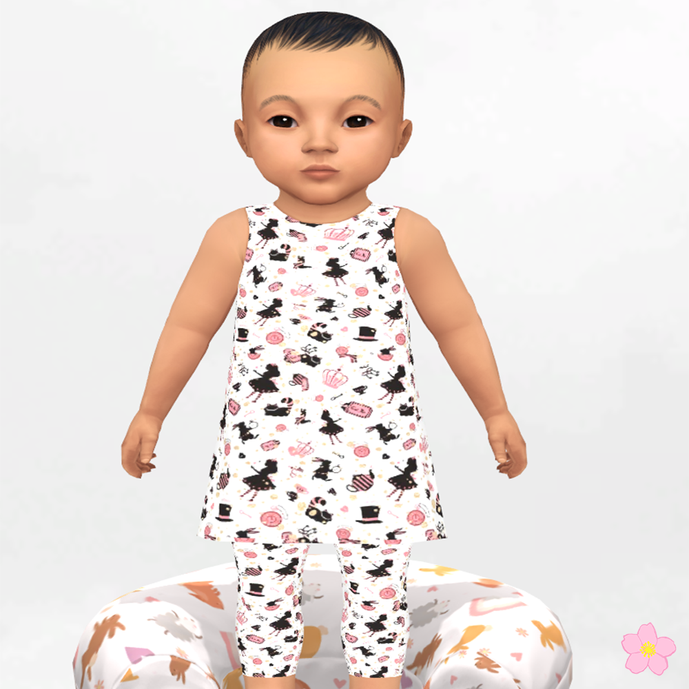 Infant Girl Outfit - The Sims 4 Create a Sim - CurseForge