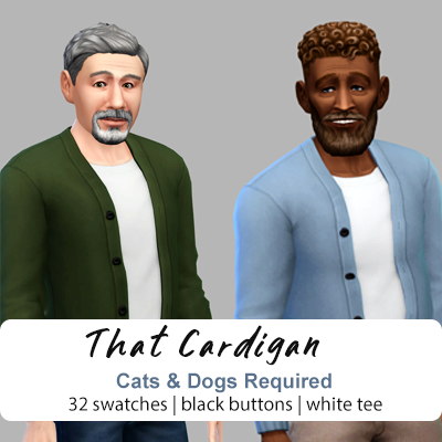 Cute Cardigan - The Sims 4 Create a Sim - CurseForge