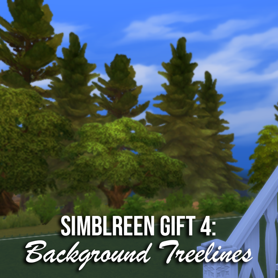 Simblreen 2023 Gift 4: Treeline Backdrops - The Sims 4 Build / Buy ...