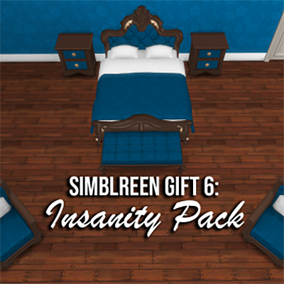 Simblreen 2023 Gift 6: The Insanity Pack - The Sims 4 Build / Buy ...
