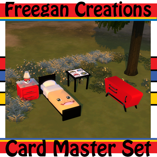 FC-Card Master-Ash Mini Table - The Sims 4 Build / Buy - CurseForge