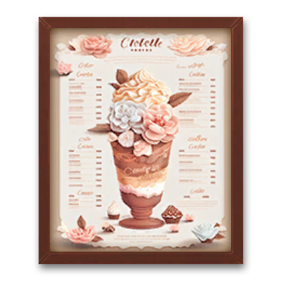 Cafe Menu Frame #5 Samtuse963 logo