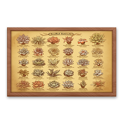 Succulents Menu Board #1 Samtuse963 logo