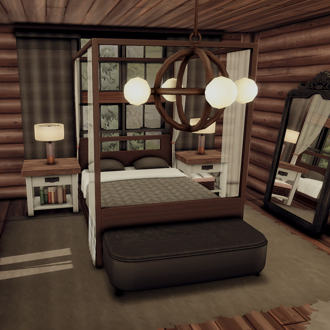Mountain Lodge Bedroom - The Sims 4 Rooms / Lots - CurseForge
