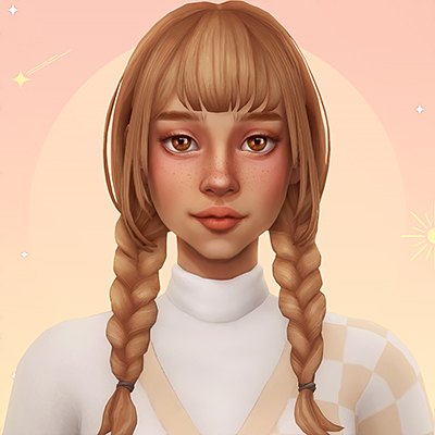 Peach hair - The Sims 4 Create a Sim - CurseForge