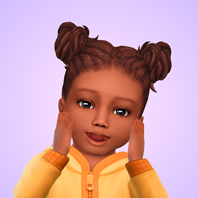 Buns Dreads for Infants - The Sims 4 Create a Sim - CurseForge