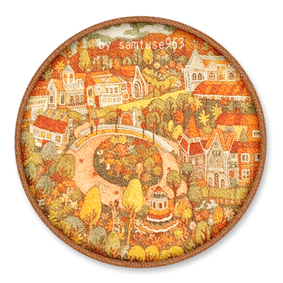 Childlike Round Dance Rug #3 Samtuse963 logo