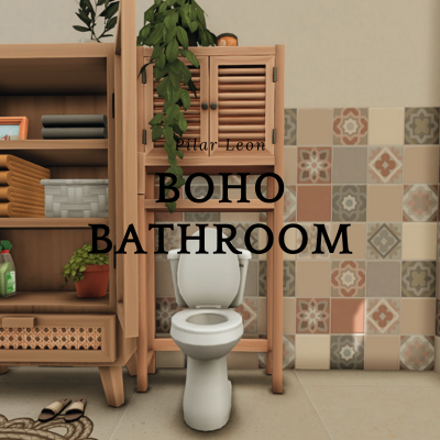 BOHO BATHROOM - The Sims 4 Rooms / Lots - CurseForge