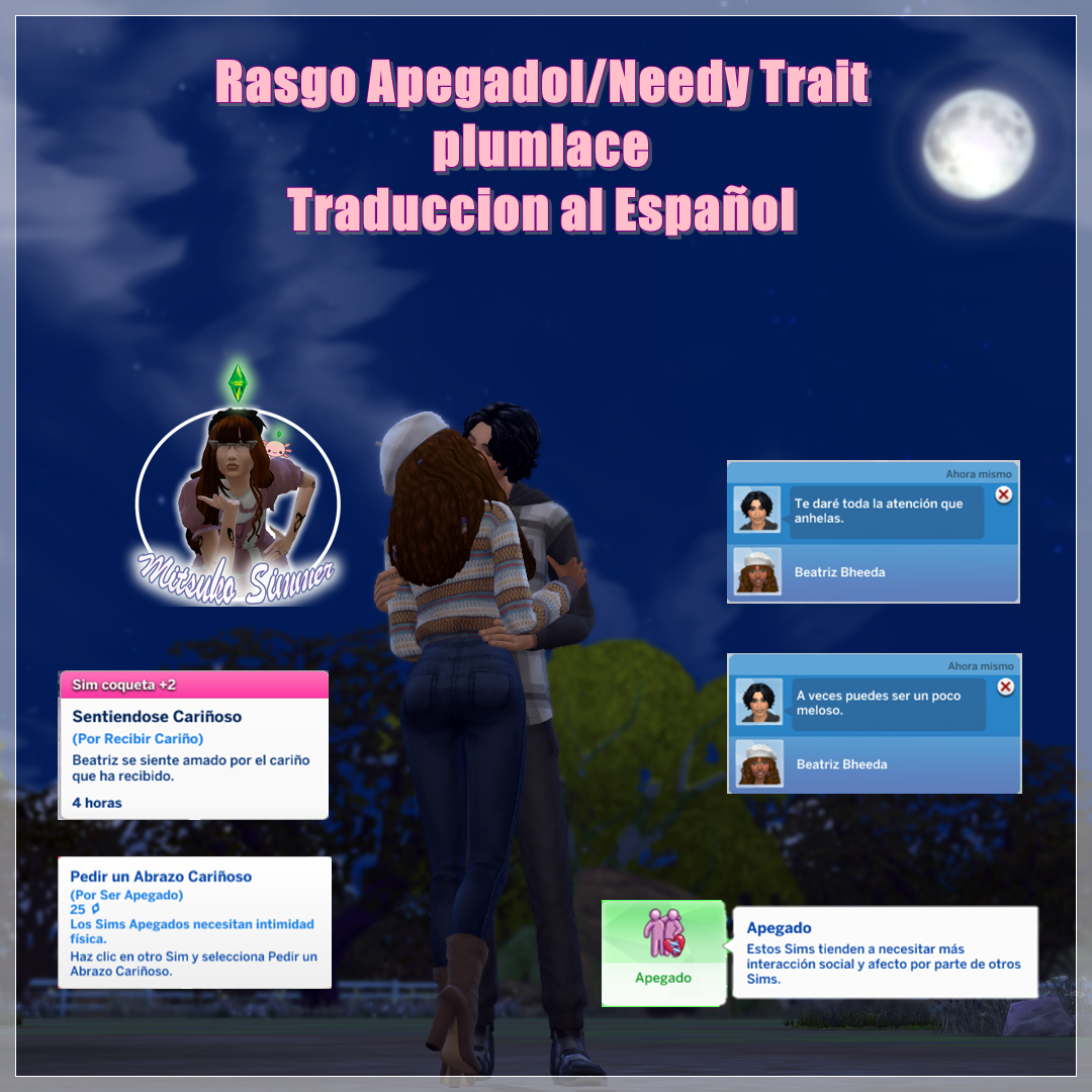 Rasgo Apegado/Needy Trait x plumlace TRADUCCION AL ESPAÑOL project avatar
