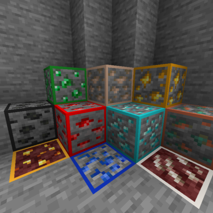 Simple Outlined Ores - Minecraft Resource Packs - CurseForge