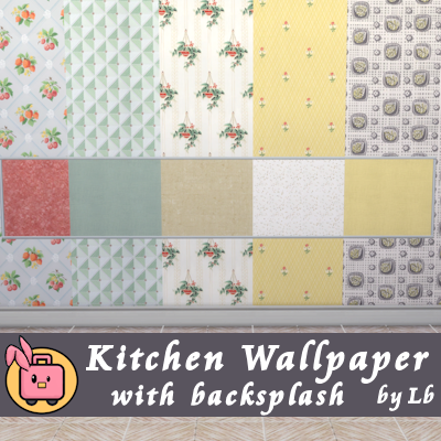 Kitchen Set with Backplash - The Sims 4 Build / Buy - CurseForge