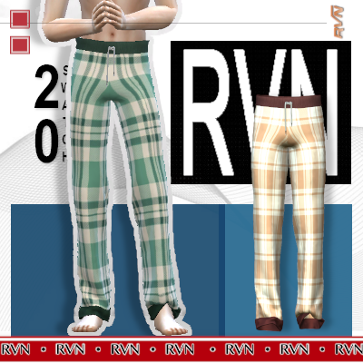 Classic Style Cotton Pajama Bottoms - The Sims 4 Create a Sim - CurseForge