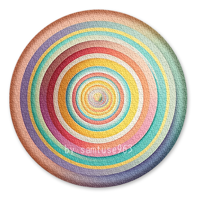 Modern Round Dance Rug #3 Samtuse963 logo