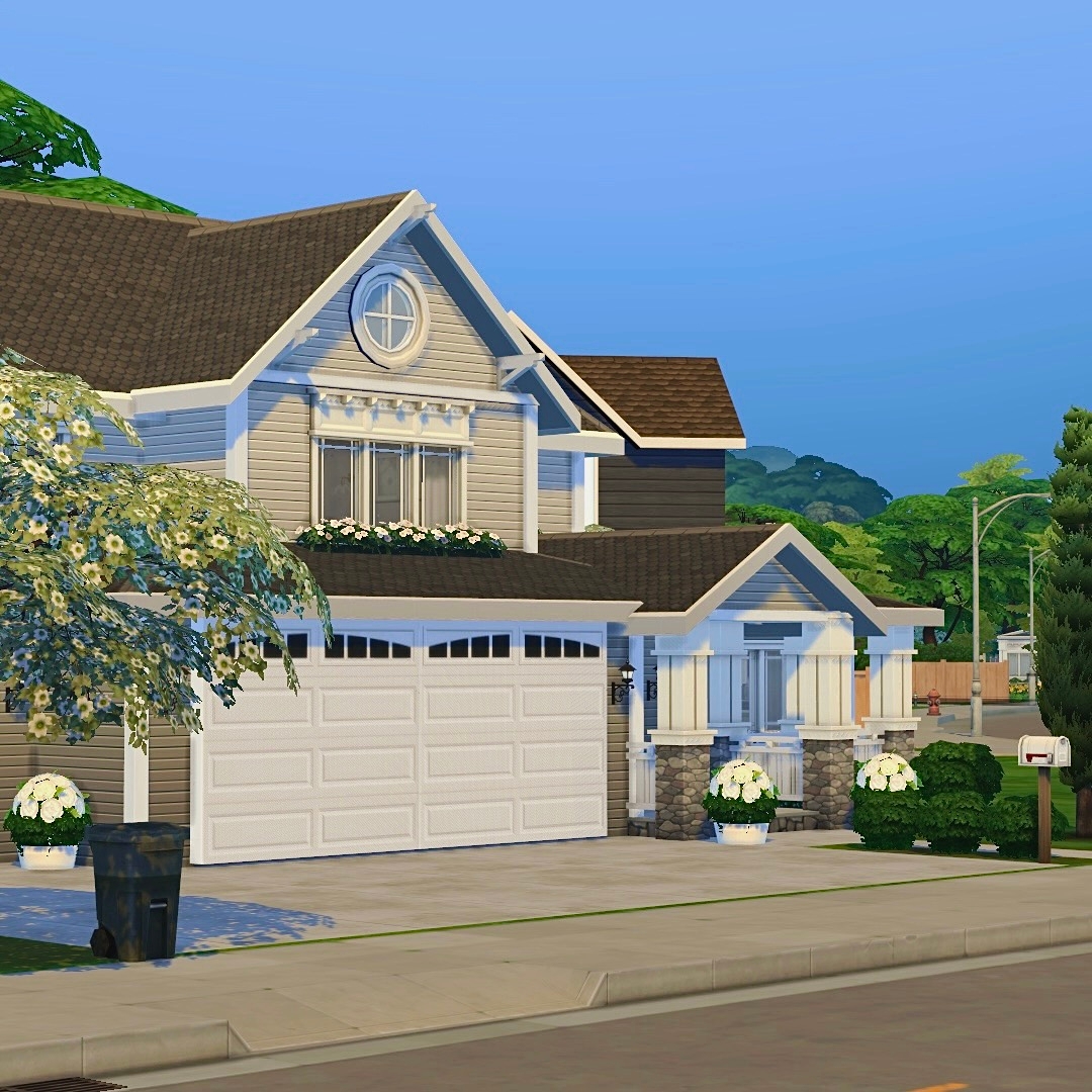 American Dream House No Cc 01 The Sims 4 Rooms Lots Curseforge