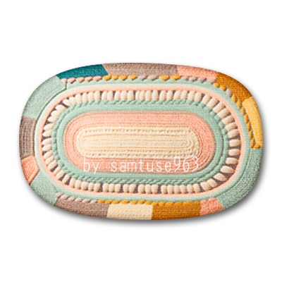 Woven Oval Dance Rug #1 Samtuse963 logo