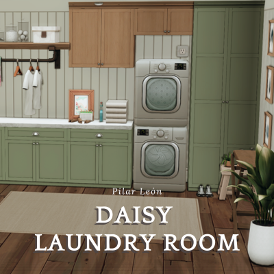 DAISY LAUNDRY ROOM - The Sims 4 Rooms / Lots - CurseForge