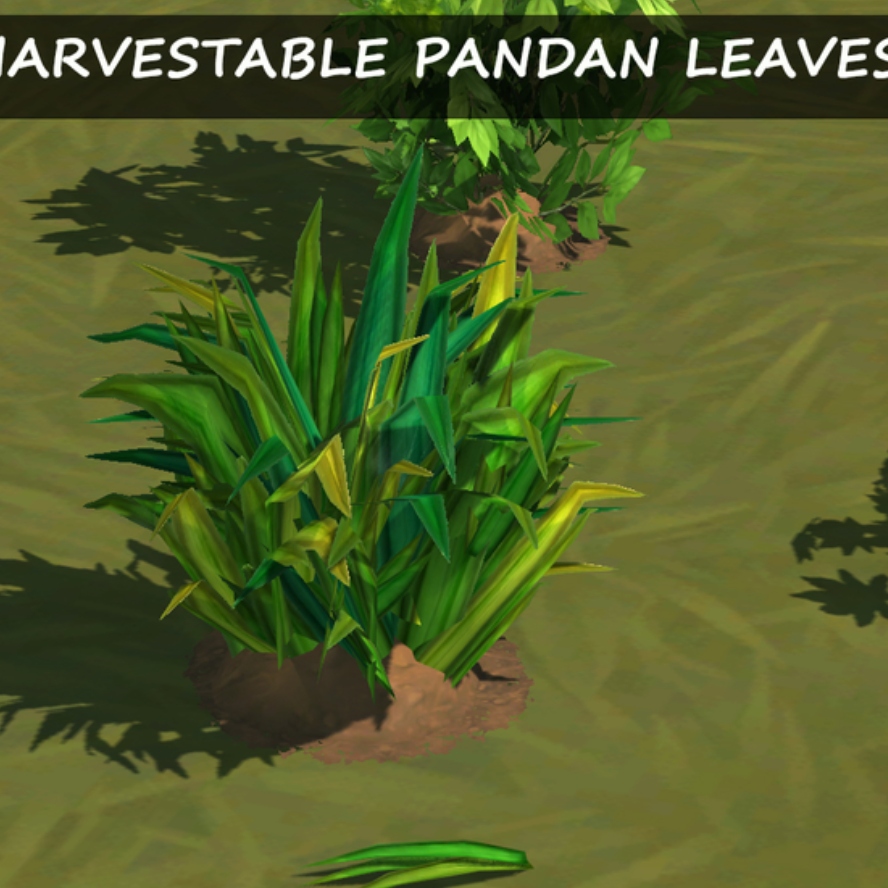 PANDAN LEAVES by icemunmun Spanish translation The Sims 4 Mods