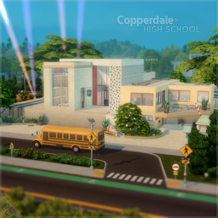 «New Copperdale» HIGH SCHOOL - Screenshots - The Sims 4 Rooms / Lots ...