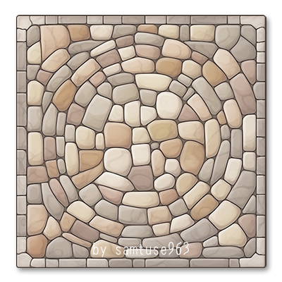 Stone Square Dance Rug #2 Samtuse963 logo