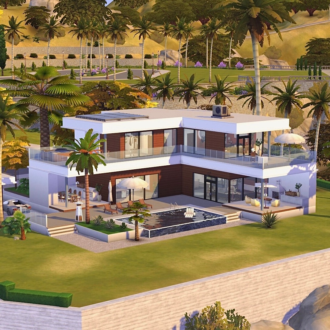 Modern Luxe Home | No CC - The Sims 4 Rooms / Lots - CurseForge