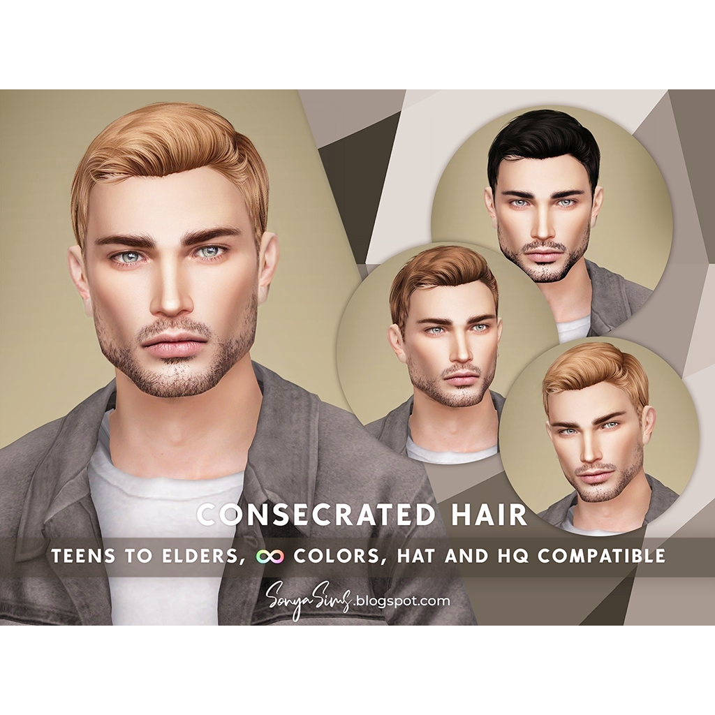 Install SONYASIMS - CONSECRATED HAIR - The Sims 4 Mods - CurseForge