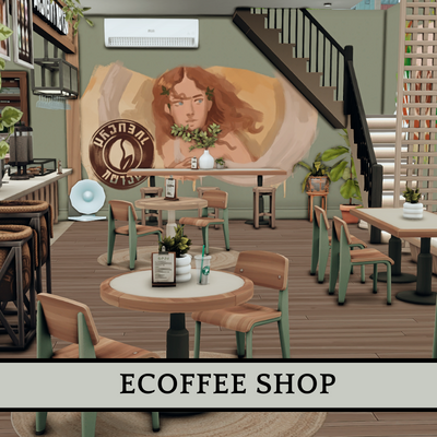 ECOFFEE SHOP - The Sims 4 Rooms / Lots - CurseForge