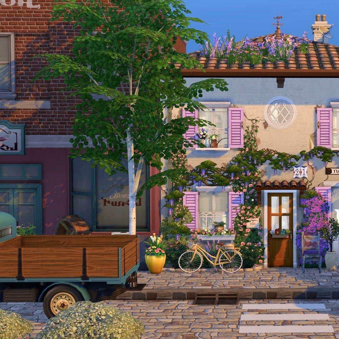 Old French Village House No CC The Sims 4 Rooms / Lots