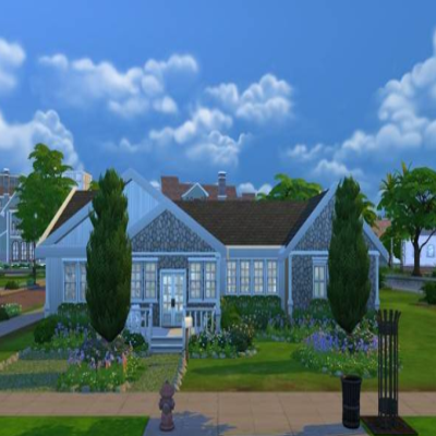 Basegame house - NO CC - The Sims 4 Rooms / Lots - CurseForge