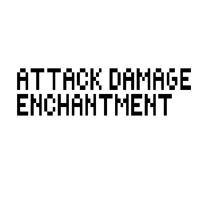 Attack damage enchantment (For cheat mode only) logo