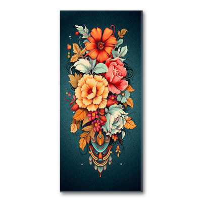 Bohemia Flower Long Canvas Print #1 Samtuse963 logo